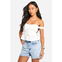 Top Corset - Blanc - 34, Blanc