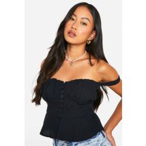 Corset Top - Noir - 38, Noir