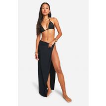 Twist Detail Swim Skirt - Noir - 38, Noir