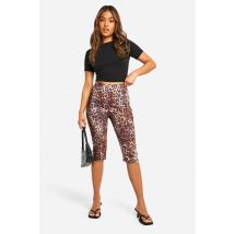 Pantalon Capri "Petite" Leopard Bengaline - Imprimé Animal - 36, Imprimé Animal