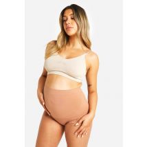 Maternité - Culotte De Grossesse À Bordures En Dentelle - Nude - S, Nude