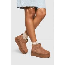 Platform Ultra Mini Cosy Boots - Marron Moka - 39, Marron Moka