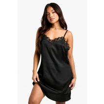 "Petite" Chemise À Dentelle Délicate - Noir - 36, Noir