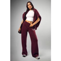 "Tall" Dsgn Studio Applique Jogger À Jambe Droite - Rouge Bordeaux - Xs, Rouge Bordeaux