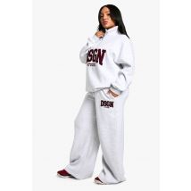 "Plus" Dsgn Studio Applique Jogger À Jambe Droite - Gris - 56, Gris