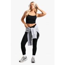 Ensemble Legging Et Camisole Bicolore - Noir - 44, Noir