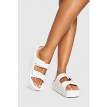 Sandale Chunky À Double Boucle - Blanc - 39, Blanc