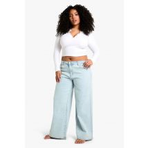 Le Jean Évasé "Plus" - Délavé - 16/32L, Délavé