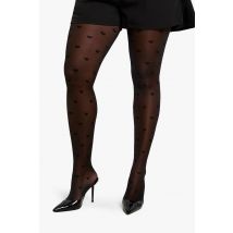Collets À Motif De Cœur "Plus" - Noir - 20/22, Noir