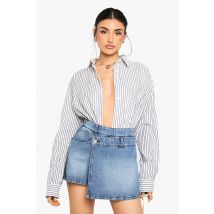 Skort En Denim - Déchiré - 36, Déchiré