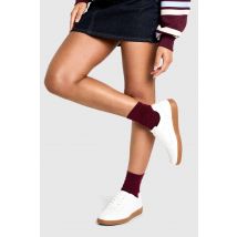 Striped Gum Sole Trainers - Blanc - 40, Blanc