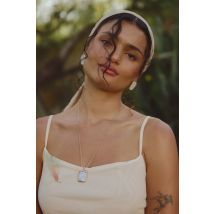 Large Pearl Pendant Necklace - One Size, Pearl