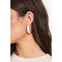 Boucles D'Oreilles Créoles Perlées - Pear - One Size, Pear