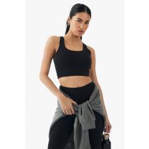 boohoo Femmes Dsgn Studio Ultra Sculpt Open Back Brassiere de Sport | Noir | Taille: XL