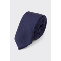 Mens Slim Navy Tie