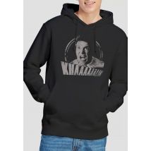 Star Trek Khan Distressed Hoodie, Black | Size: large