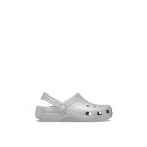 Crocs 'Classic Glitter' Unisex Beach in Silver | Size: 8
