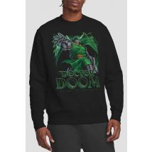 Marvel Doctor Doom Ruler Of Latveria Sweatshirt, Black | Size: Medium