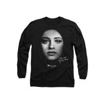The Witcher - Yennefer Face Long Sleeve T-Shirt, Black | Size: large
