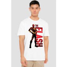 The Flash Silhouette T-Shirt, White | Size: X-Large