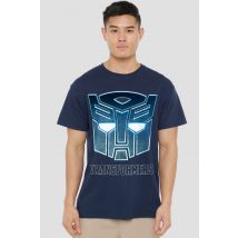 Transformers Hasbro Autobot Steel Icon Logo T-Shirt, Navy | Size: 2X-large