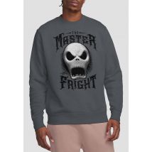 Disney The Nightmare Before Christmas Master Of Fright Scream Sweatshirt, Charcoal in Grey | Size: 2X-large