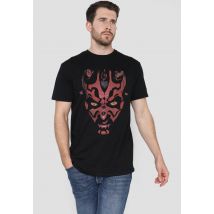 Star Wars Darth Maul Large Face T-Shirt, Black | Size: 4X-Large