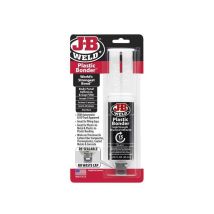 JBL J-B Weld PlasticBonder Syringe Black 25ml in White