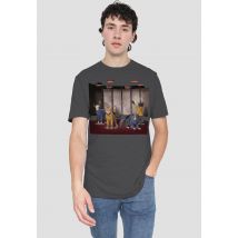 Star Trek Beam Meow Up-Adult Heather, Black in Charcoal | Size: Small