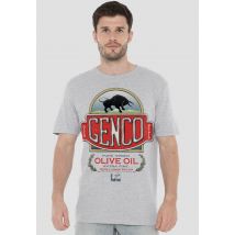 The Godfather Godfather Genco Olive Oil Unisex T-Shirt, Athletic Heather in Light Grey | Size: Small