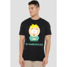 South Park Butters Oh Hamburgers T-Shirt, Black | Size: 2X-large