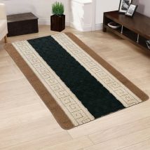 Smart Living Heavy Duty Machine Washable Hallway Kitchen Non Slip Door Mat in Beige | Size: 40cm x 60cm