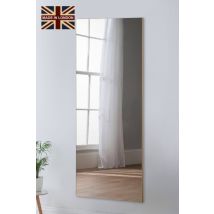 Yearn Mirrors Simple Full Length Frameless Mirror Gold 170x60cm