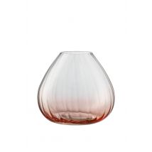 Galway Crystal 'Erne' 6.5" Bowl - Colour Collection in Light Pink