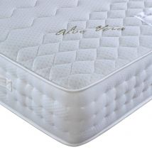 Bedmaster Aloe Vera Pocket Sprung Memory Foam Mattress in White | Size: Double