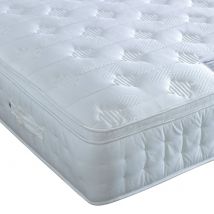 Bedmaster Anti Bed Bug 1500 Pocket Sprung Foam Pillow Top Mattress in White | Size: Small Double