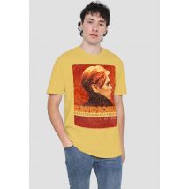 Men David Bowie Stage Tour Berlin 78 T-Shirt, Banana in Yellow | Size: 3X-Large