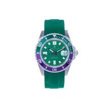 Nautis Men Interceptor Box Set With Interchangable Bands And Date Display in Green