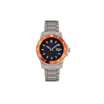 Nautis Men Admiralty Pro 200 Bracelet Watch with Date in Orange