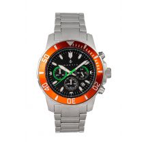 Nautis Men Dive Chrono 500 Chronograph Bracelet Watch in Orange