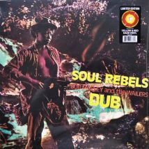 Bob Marley Soul Rebels Dub - Limited Edition Yellow & Red Haze Vinyl LP in Black