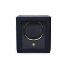 WOLF Cub Single Watch Winder with Cover in Navy