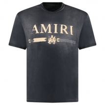 Amiri Men MA Bar Applique Black T-Shirt | Size: Small