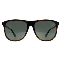 Polaroid Men Square Havana Green Polarized PLD 4178/S in Brown