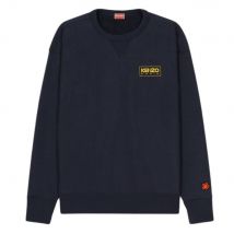 Kenzo Men Paris Outlined Logo Midnight Blue Sweatshirt | Size: X-Small