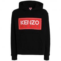 Kenzo Men Box Logo Black Hoodie | Size: large