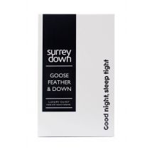 surrey down Goose Feather & Down 9tog Duvet in White | Size: Double
