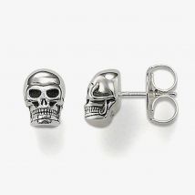 THOMAS SABO Silver Skull Stud Earrings H1731-001-12