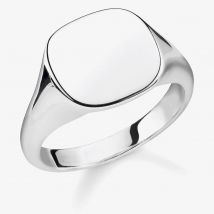 THOMAS SABO Sterling Silver Classic Square Shaped Signet Ring TR2248-001-21-60
