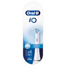 Oral B Oral-B iO Ultimate Clean Toothbrush Heads, Pack of 4 Counts in Clear